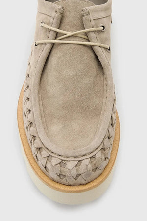 Zapatos AllSaints Skiff de ante trenzado