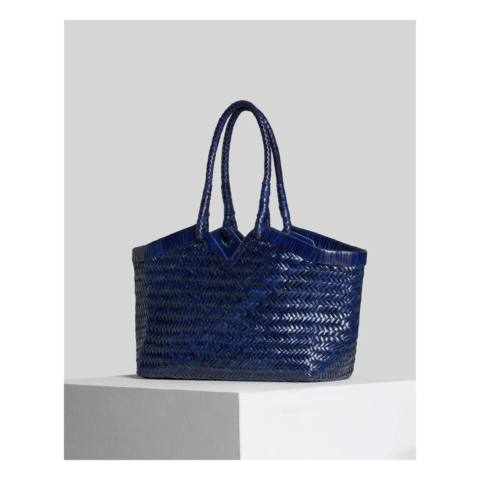 Vipera - Tote Crudelia de Piel | Azul marino