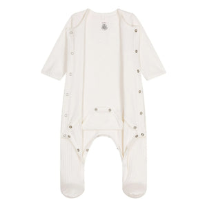 Petit Bateau - Pijama de zorro de algodón orgánico | Crudo