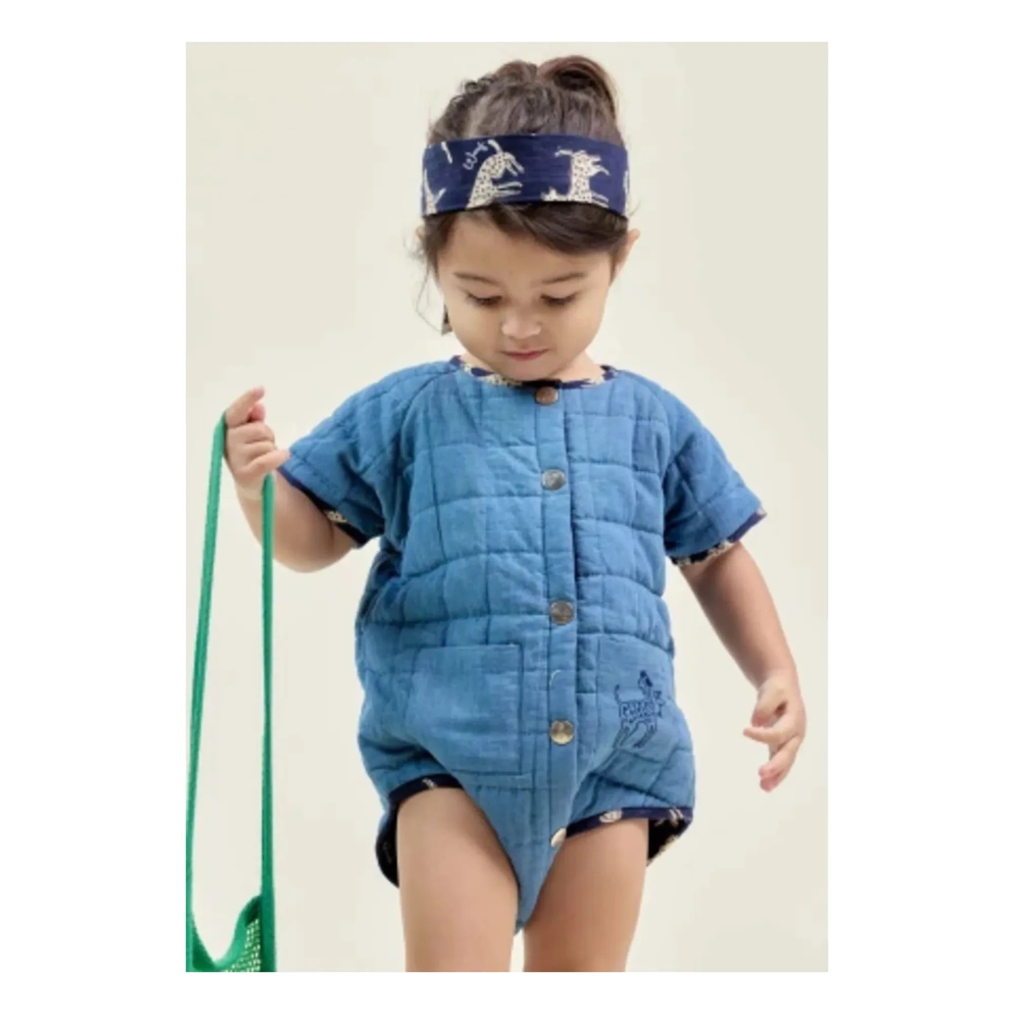 Apaches - Dadi Chambray mono | Azul