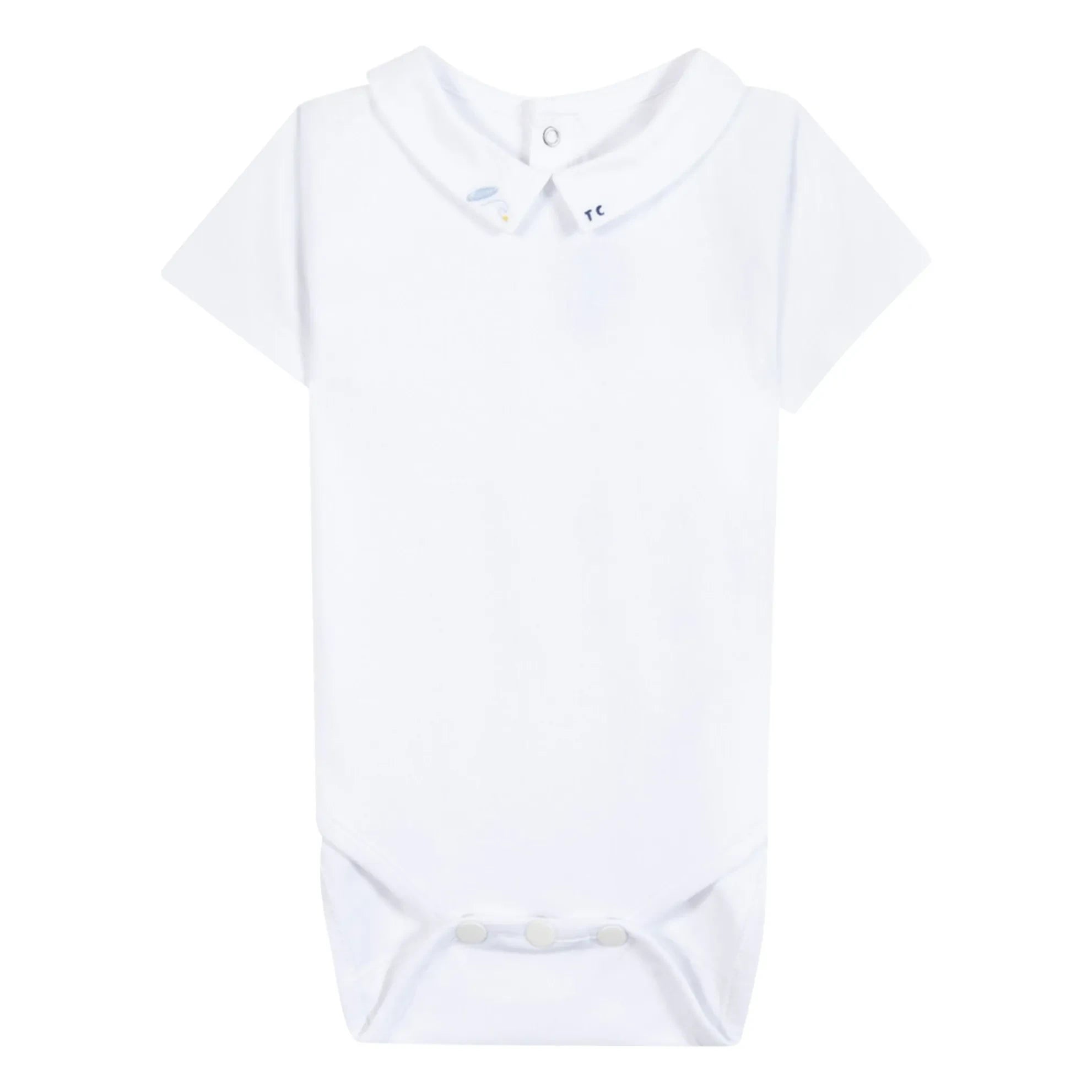 Tartine et Chocolat - Body cuello polo | Blanco