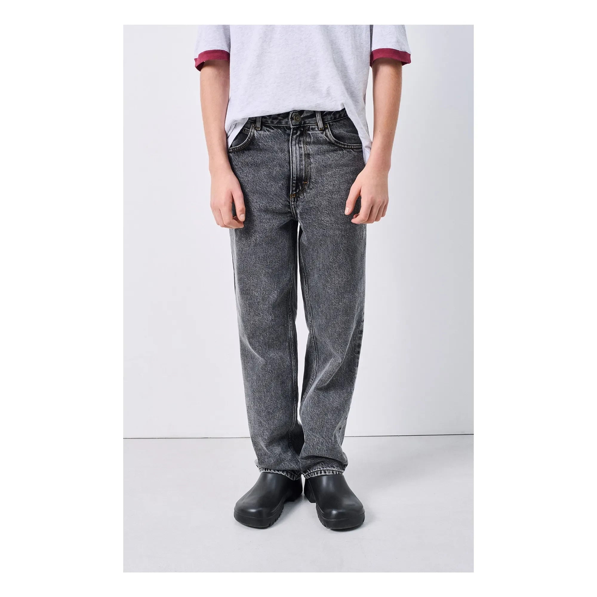 American Vintage - Vaqueros rectos Yopday | Gris
