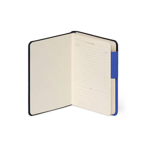 Legami - Cuaderno con Páginas en Blanco y Funda Suave Monocromática - Azul Ecléctico - Mi Cuaderno