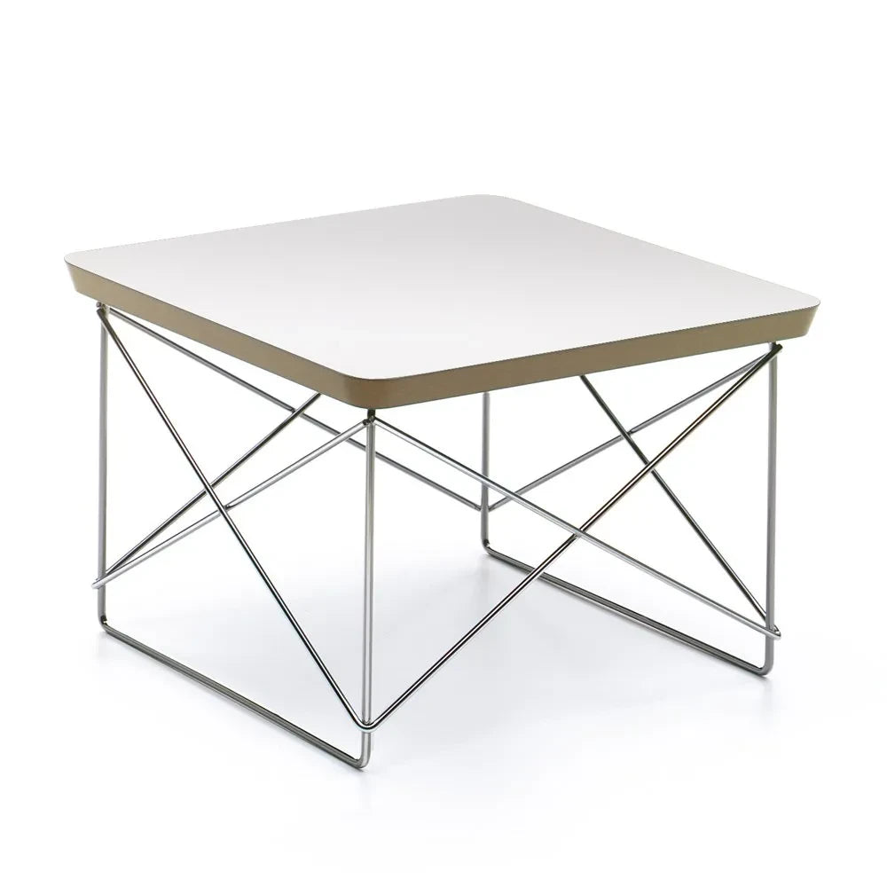 Vitra - Mesa auxiliar LTR Charles & Ray Eames, 1950 | Blanco