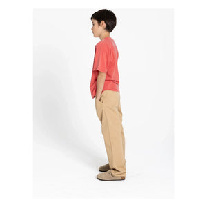 Smallable Kid - Camiseta de algodón orgánico Nils | Rojo oscuro