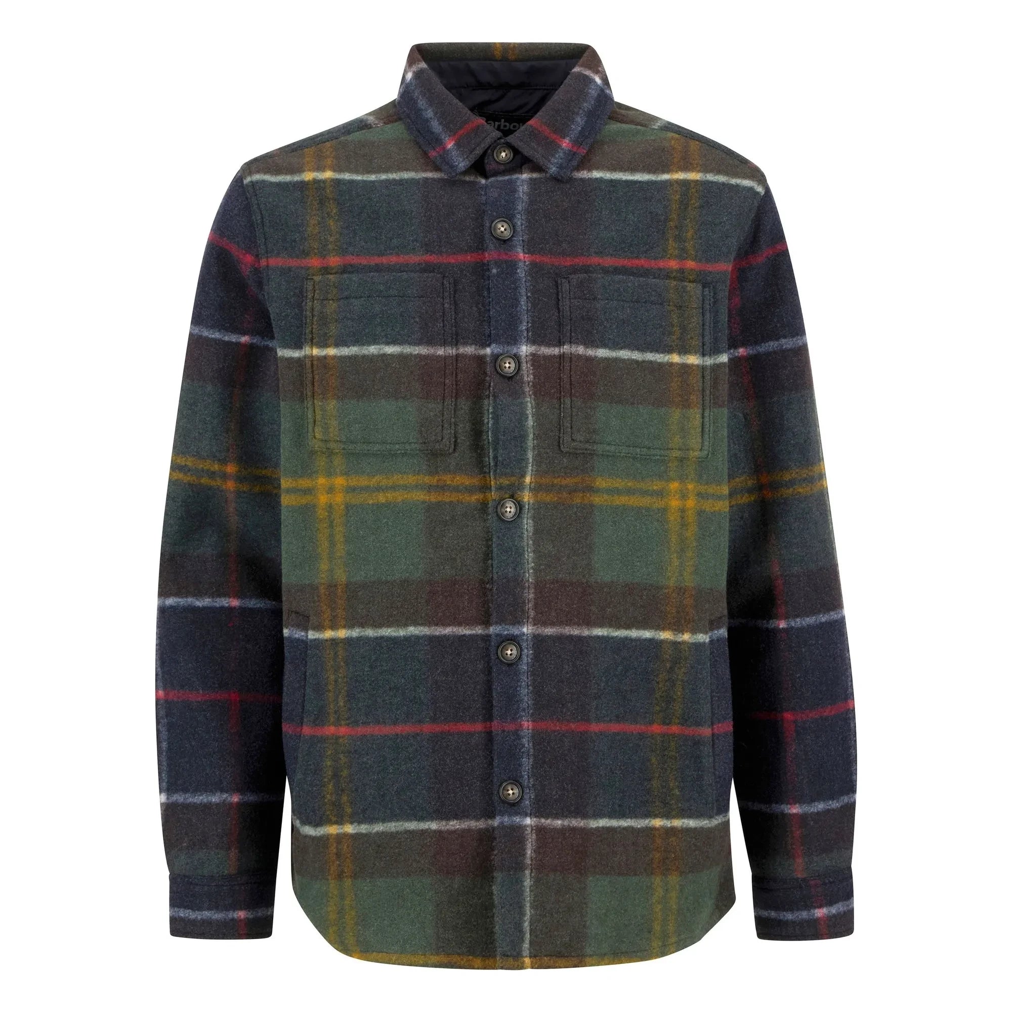 Barbour - Chaqueta camisa de tartán Chapter | Verde