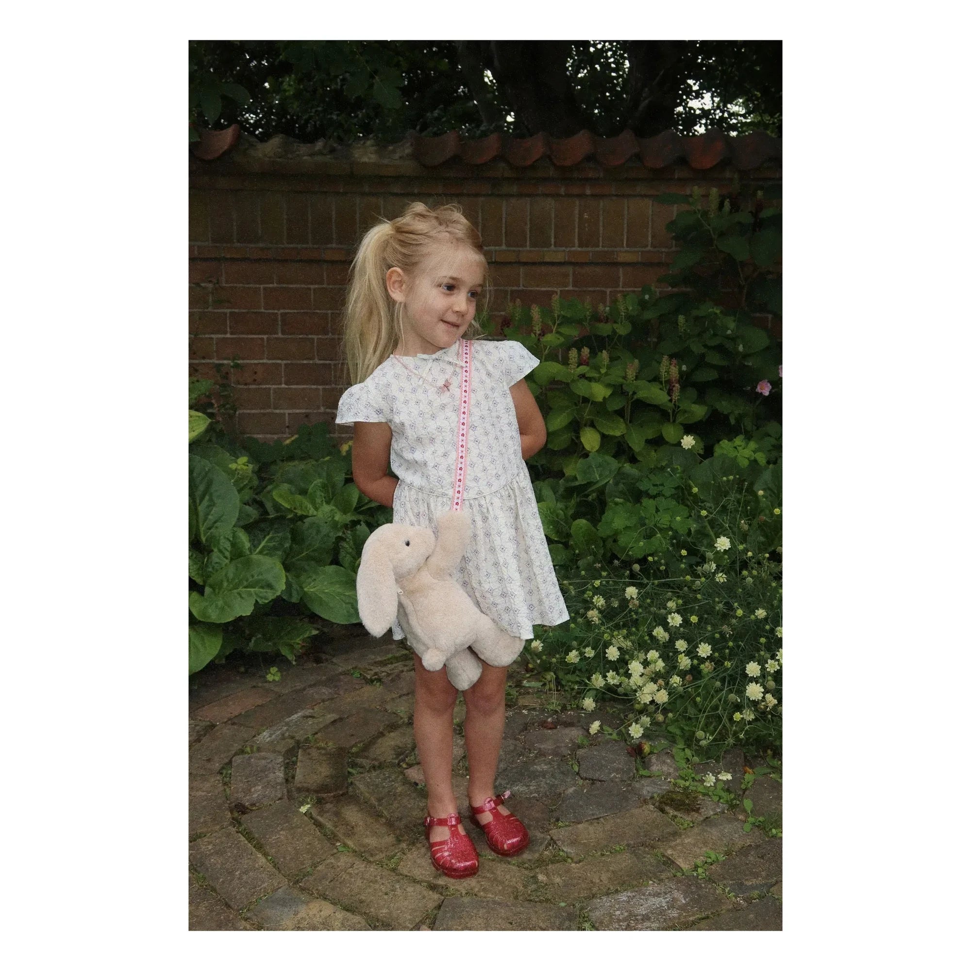 Konges Sløjd - Bolso de conejo de peluche | Beige