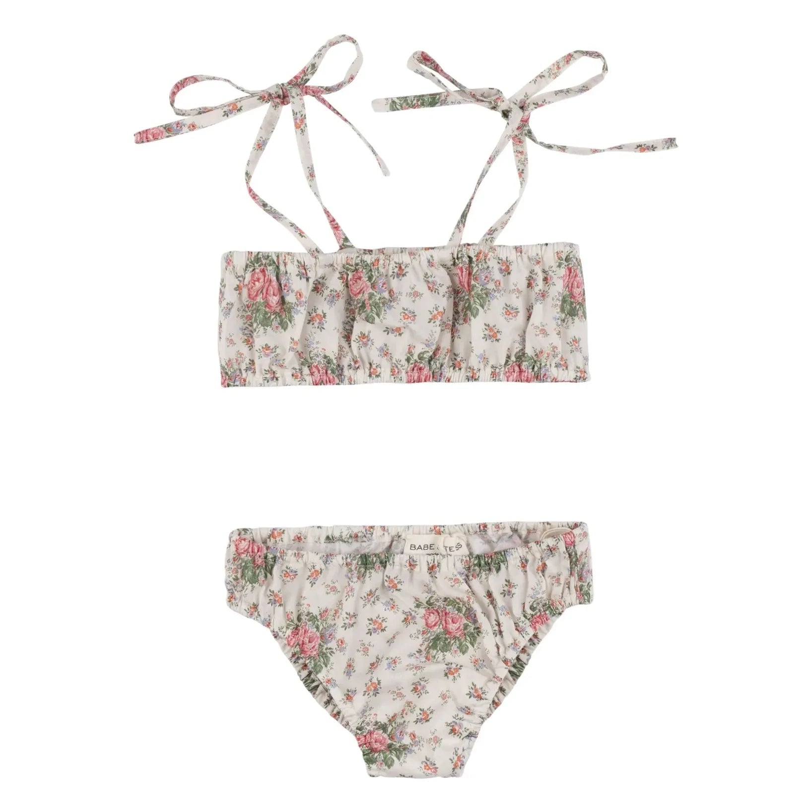 Babe & Tess - Bañador Estampado Floral | Crudo