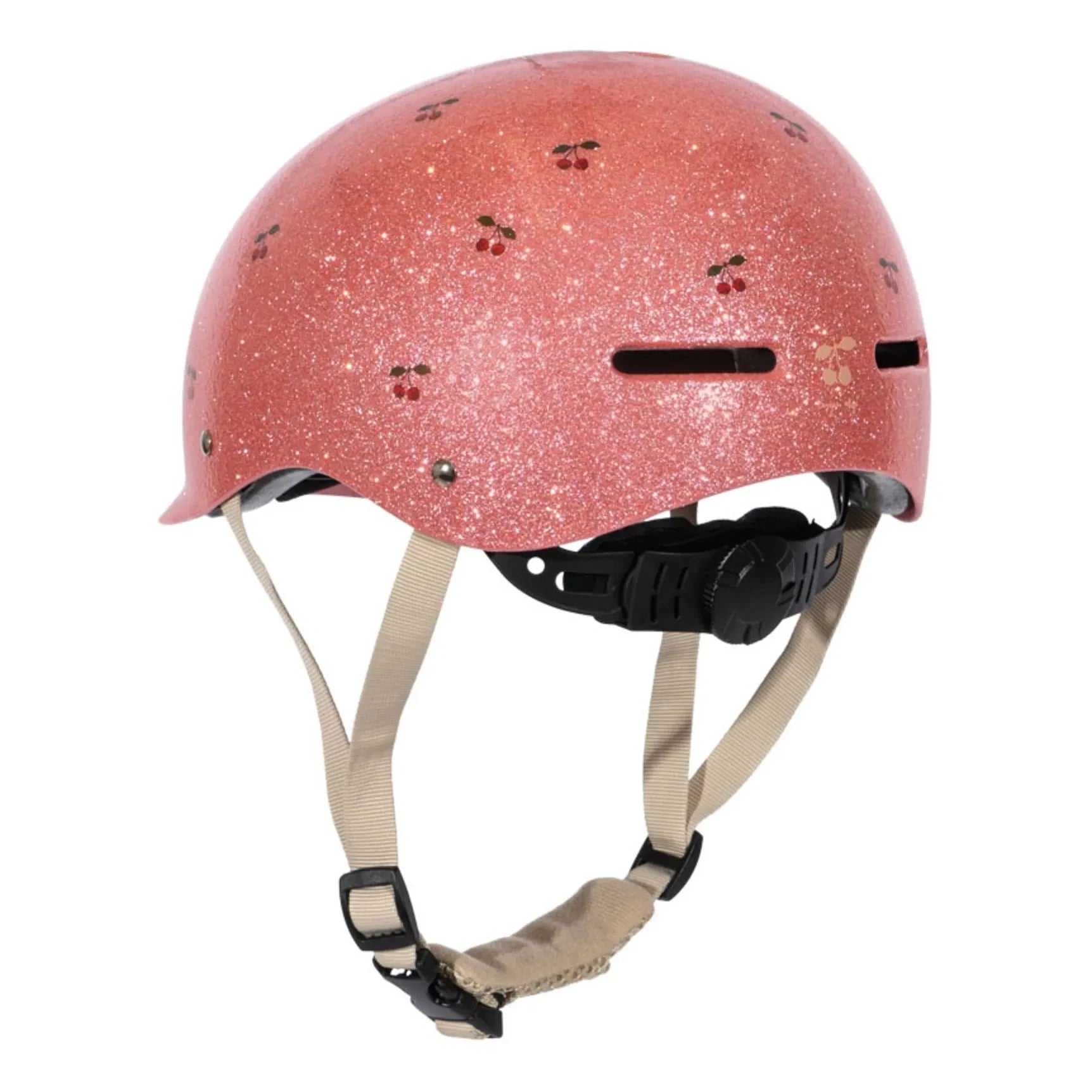 Konges Sløjd - Casco de bicicleta cereza brillante | Rosa
