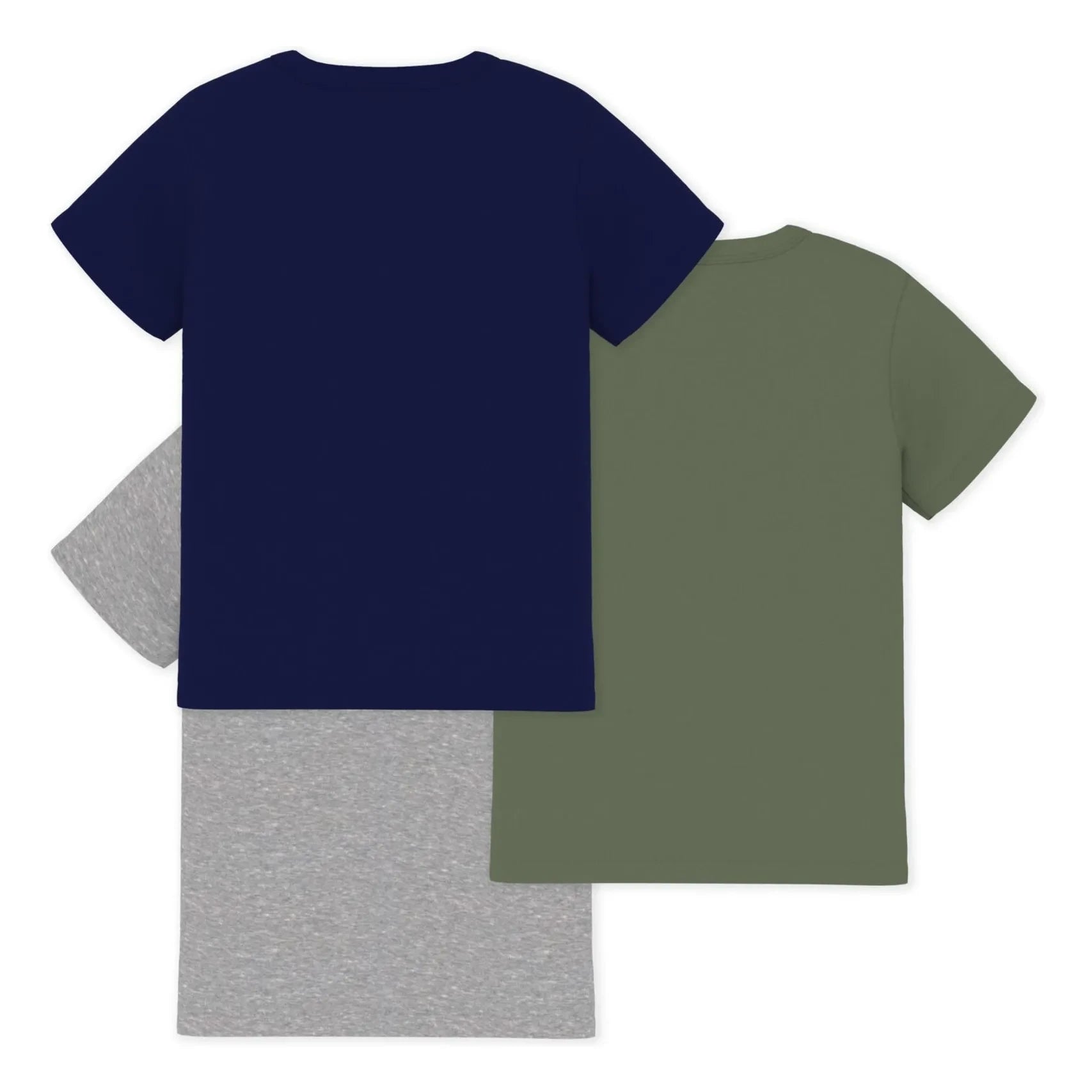 Petit Bateau - Set de 3 camisetas básicas | Caqui