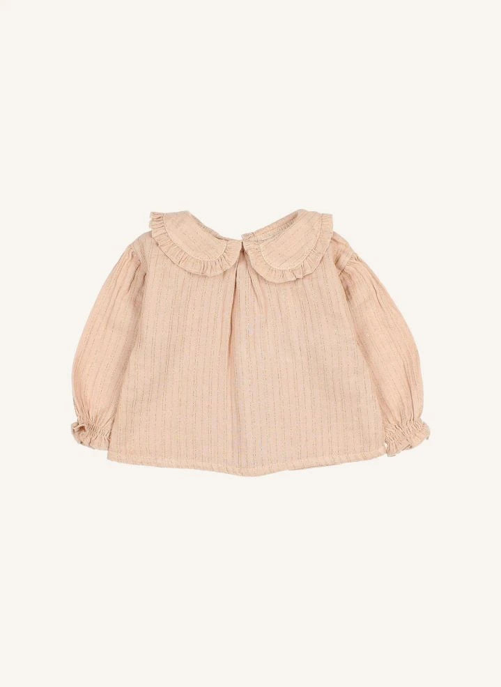 Búho - Blusa de Algodón Orgánico Lúrex | Rosa