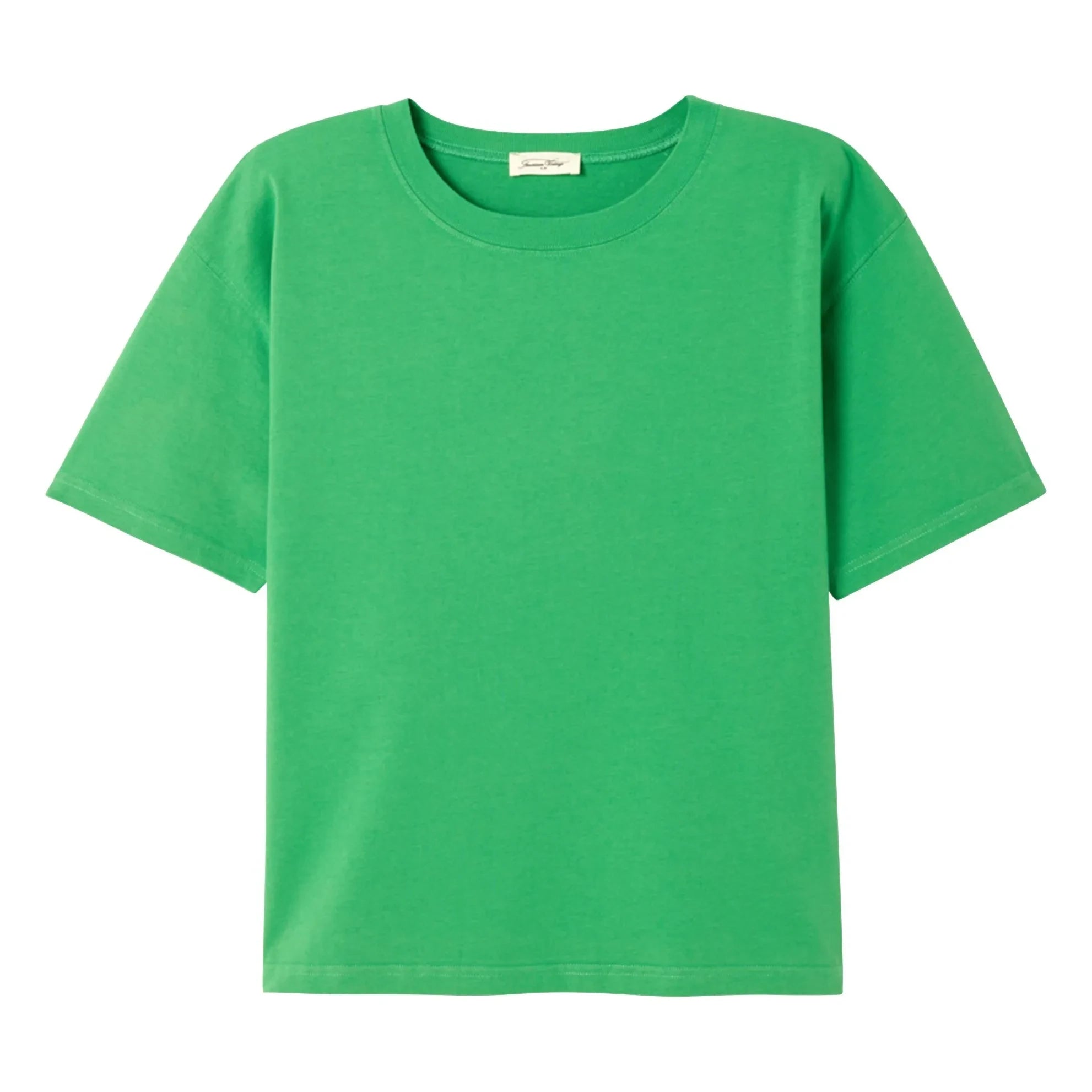American Vintage - Camiseta de algodón Fizvalley | verde palmera