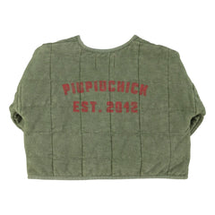 Piupiuchick - Piupiuchick Chaqueta acolchada de algodón orgánico Est 2042 | Verde Oscuro