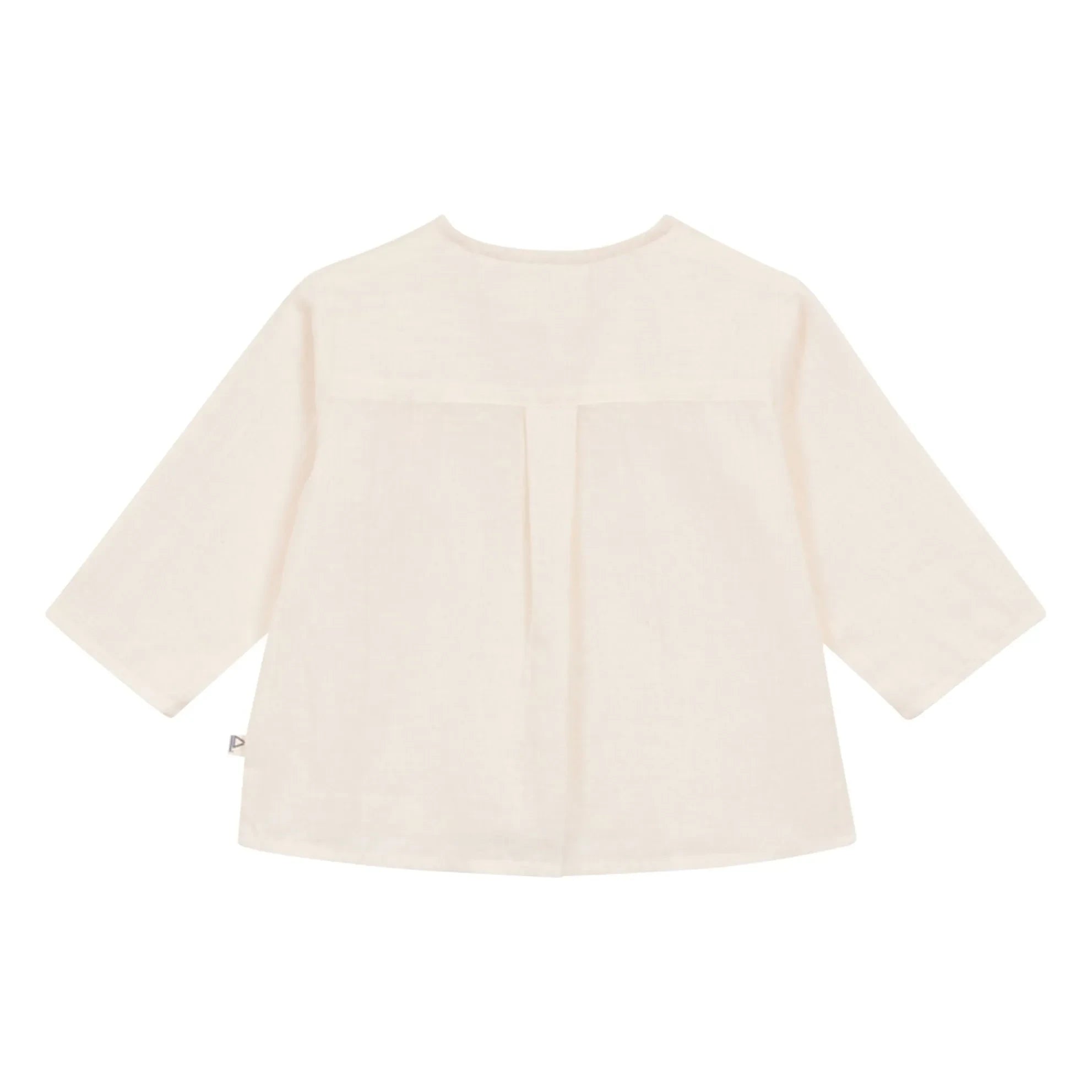 Arsène et Les Pipelettes - Camisa con detalle de bolsillo de voile de algodón orgánico | Crudo