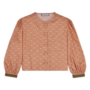 Maria de la Orden - Blusa de algodón Bristol | Melocotón