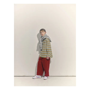 Main Story - Pantalones anchos de fibras recicladas | Rojo