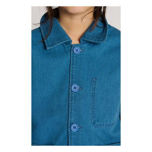 American Vintage - Chaqueta de trabajo abotonada Comow | Azul