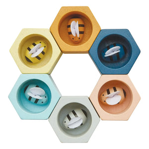 Plan Toys - Pinzas de panal de abeja