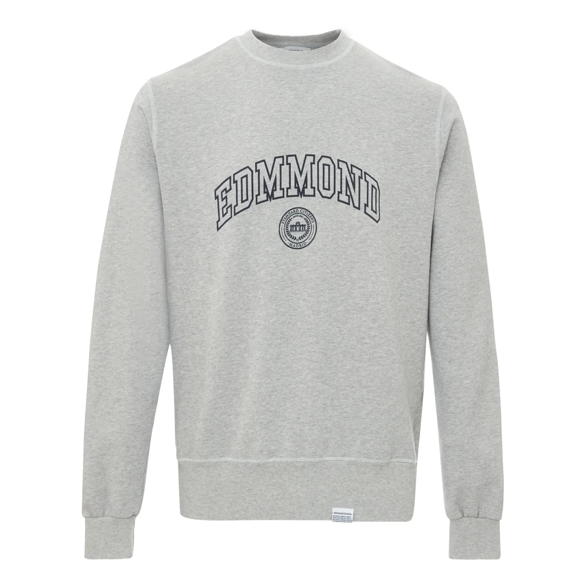 Edmmond Studios - Sudadera estampada | Gris jaspeado