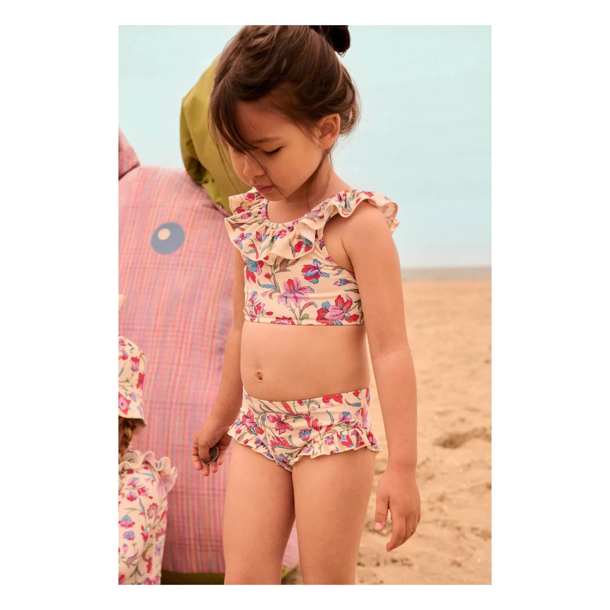 Louise Misha - Fibra reciclada con estampado floral Primavera Mayo | Crema