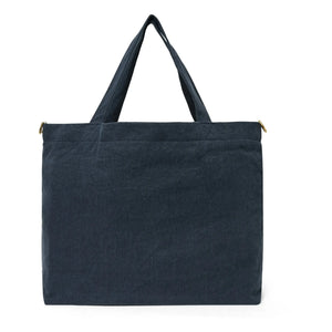 Adorna - Bolso tote de lino | Azul marino