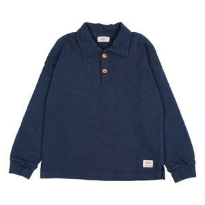 Búho - Polo de algodón orgánico | Azul marino