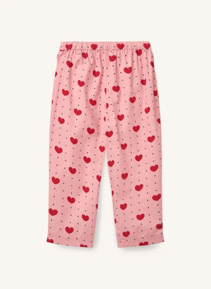 Copenhagen Colors - Pantalones con Corazón de Algodón Orgánico | Rosa