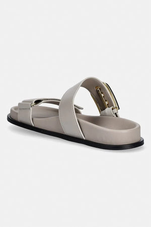 Chanclas planas de cuero para mujer Solea de Furla