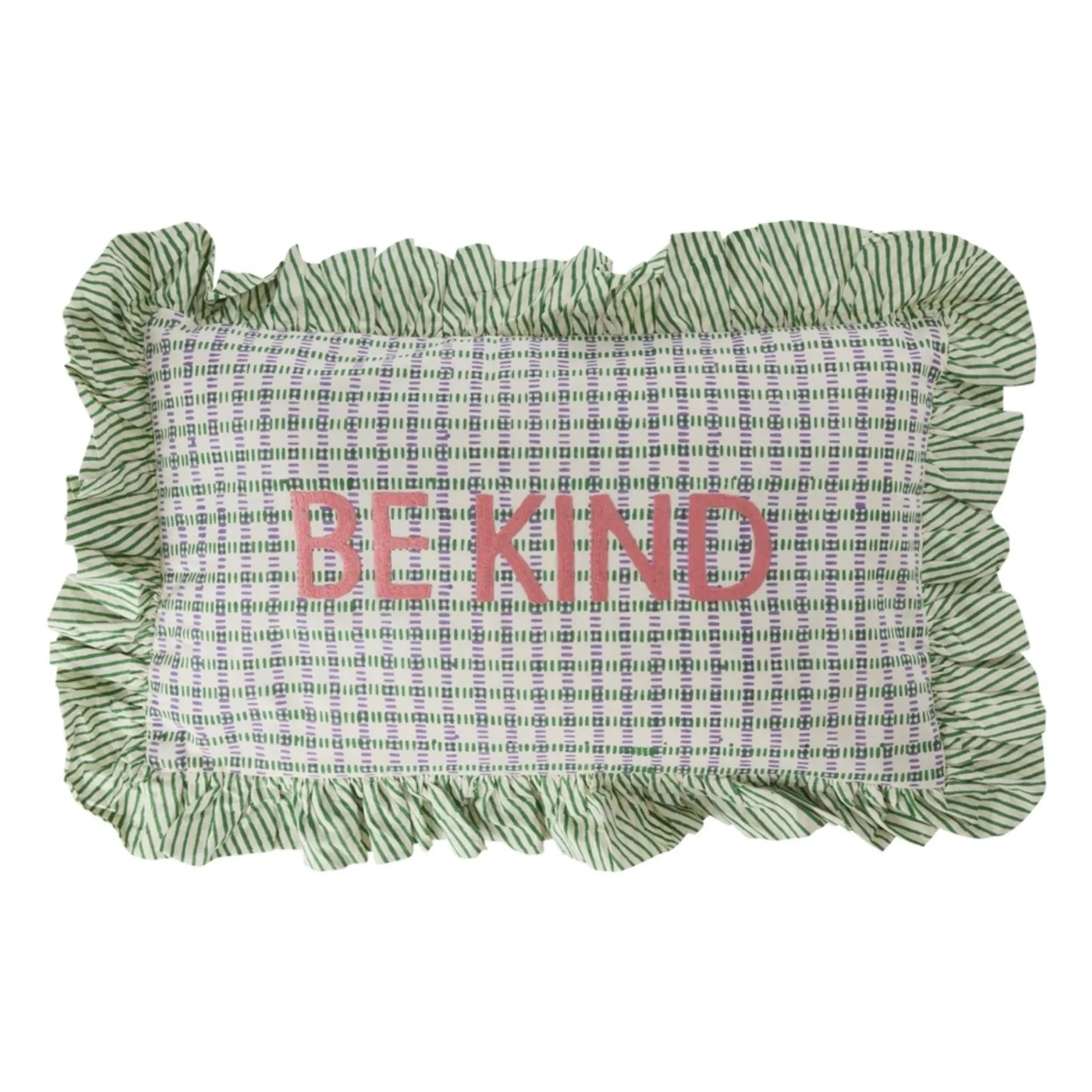 Almohada Rice - Be Kind | Verde