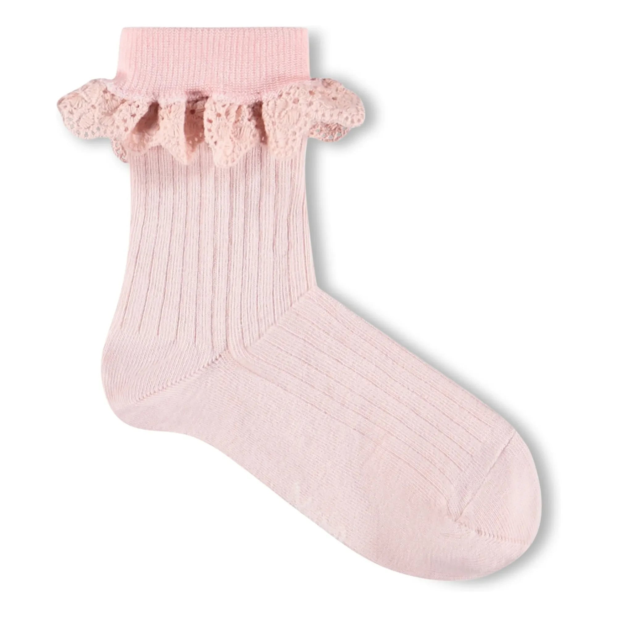 Molo - Set de 2 pares de calcetines con volantes Nana | Rosa claro
