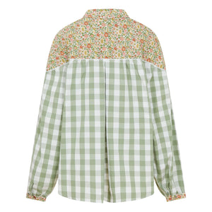 Paolina - Paolina x Smallable - Blusa Lisa | Caqui