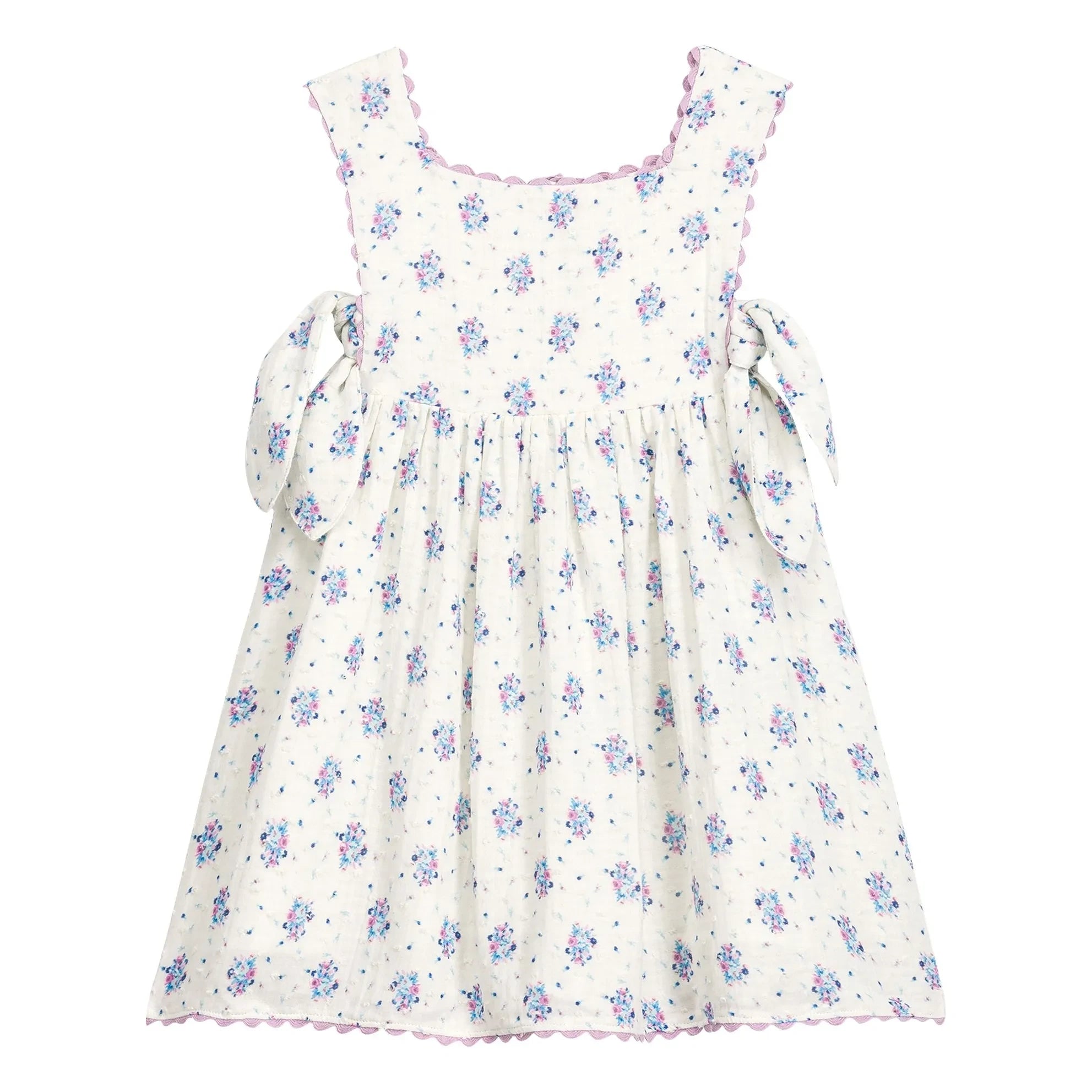 Louise Misha - Vestido de tirantes Aloisa Fleurie | Crema