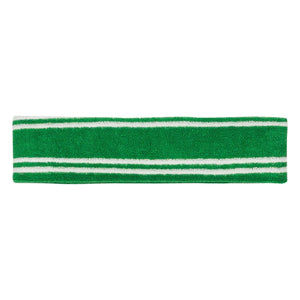 We Are Kids - Diadema de rayas Bjorn de tejido de toalla de algodón orgánico | Verde