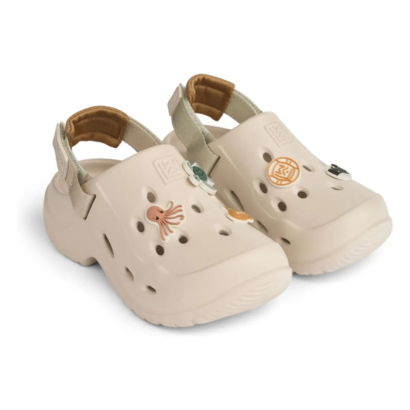 Liewood - Sandalias con abalorios Milas | Beige