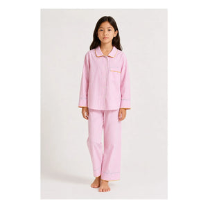 Folkloore - Çizgili Pijama - Çocuk Koleksiyonu | Pembe