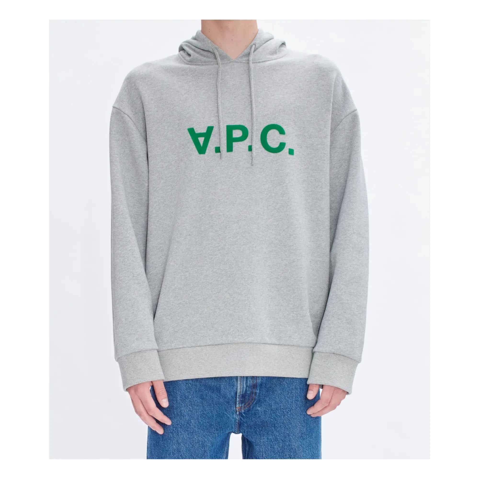 A.P.C. - Sudadera con Capucha Milo de Algodón Orgánico | Gris Jaspeado