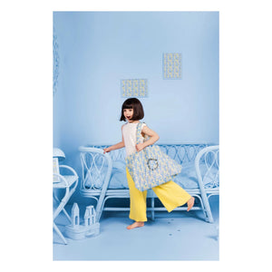 Bonton - Pantalón de Gasa de Algodón con Bolsillos Lauren | Amarillo