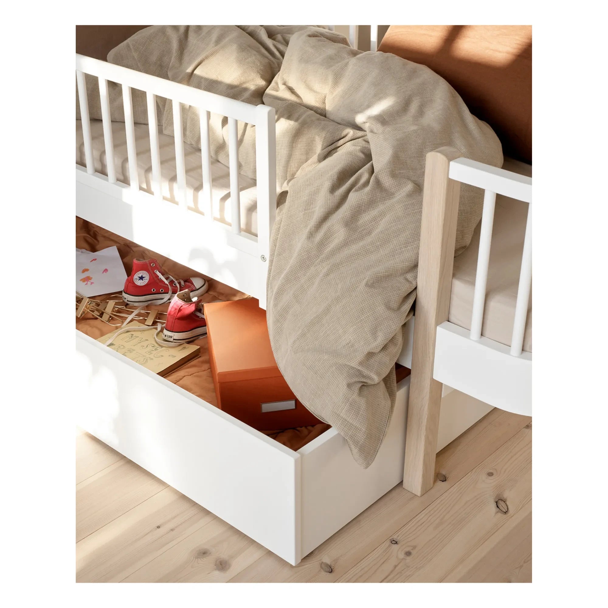 Oliver Furniture - Cajón de cama | Blanco