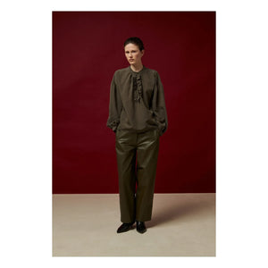 BELLEPIECE - Conrad Deri Pantolon | Bronz
