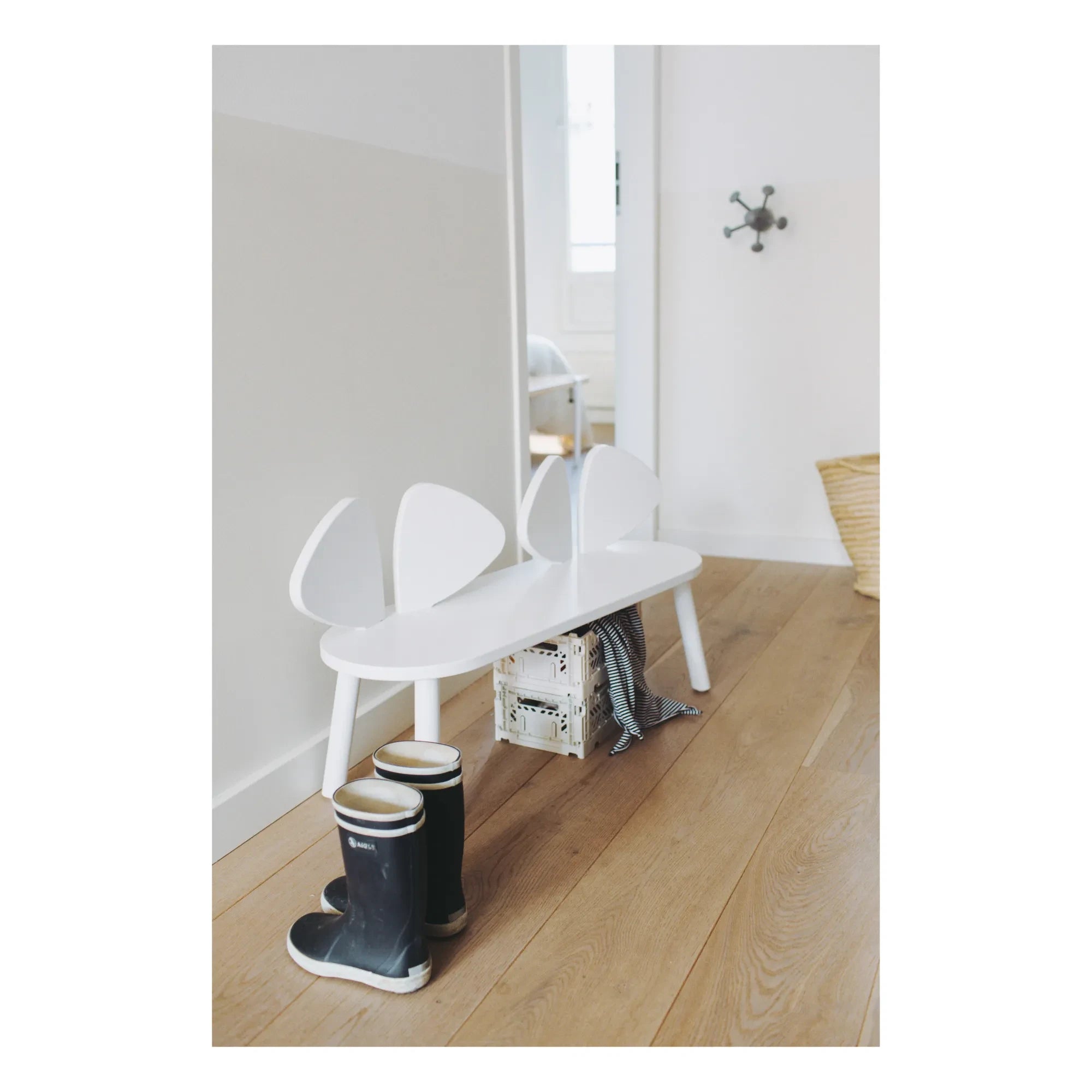 Nofred - Asiento de roble | Blanco