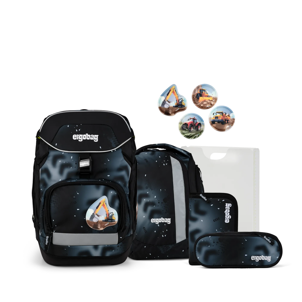 Ergobag - Set de mochila escolar Pack Cementbear