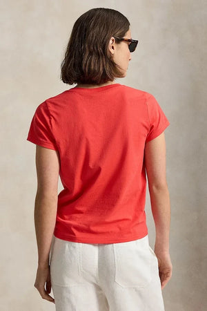 Camiseta básica de algodón Polo Ralph Lauren para mujer