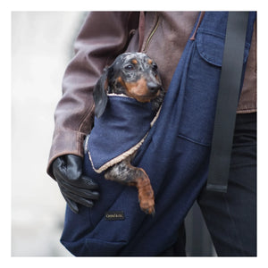 Caramel & Cie - Bolso bandolera de paseo Vaquero Perro
