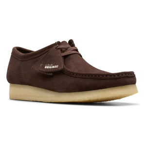 Clarks - Zapatillas Wallabee | Marrón oscuro
