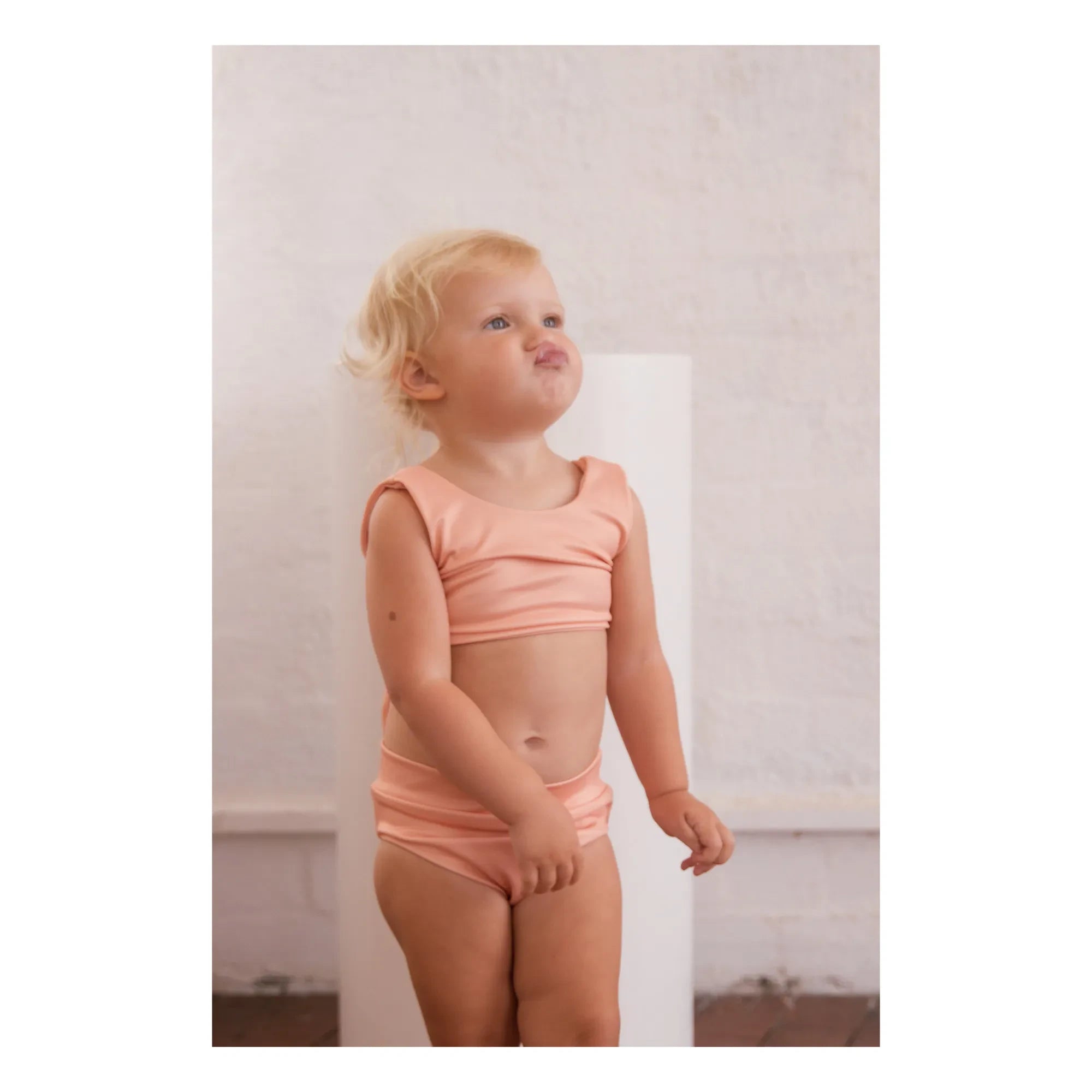 Ina Swim - Bikini Arla de nailon reciclado | Albaricoque
