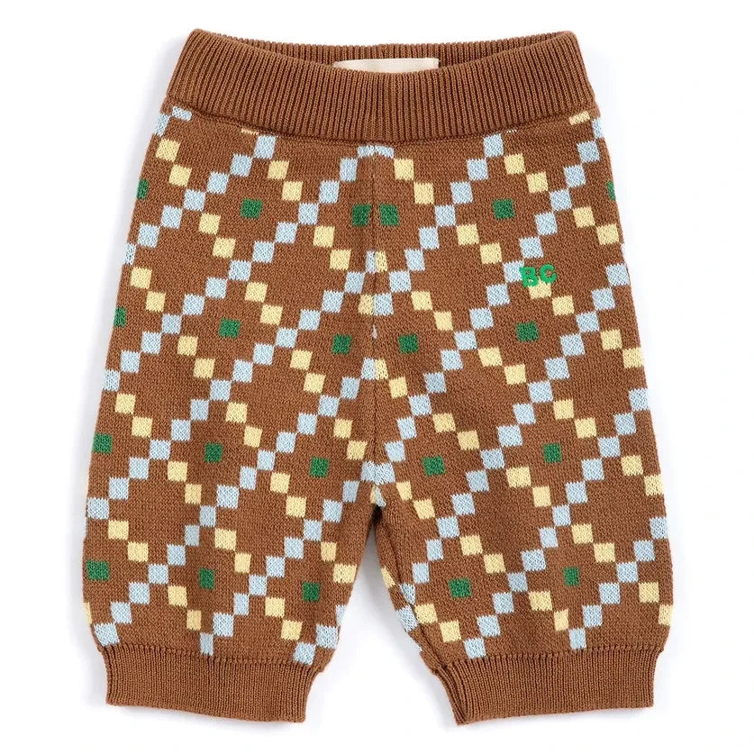 Bobo Choses - Pantalón harem de punto de algodón orgánico | Marrón
