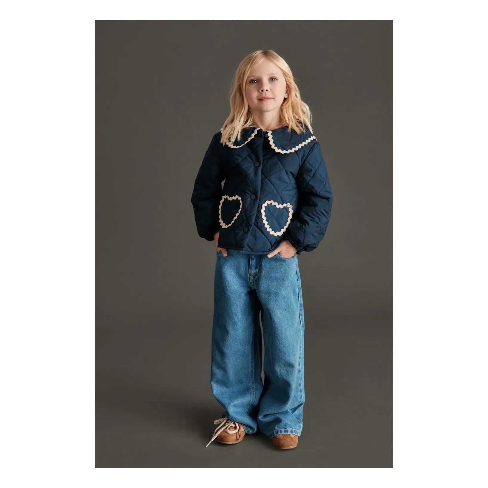 Mipounet - Chaqueta Clotilde de fibras recicladas | Azul marino