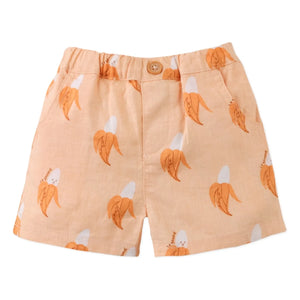 Gingersnaps - Shorts de lino Thomas Banana | Naranja