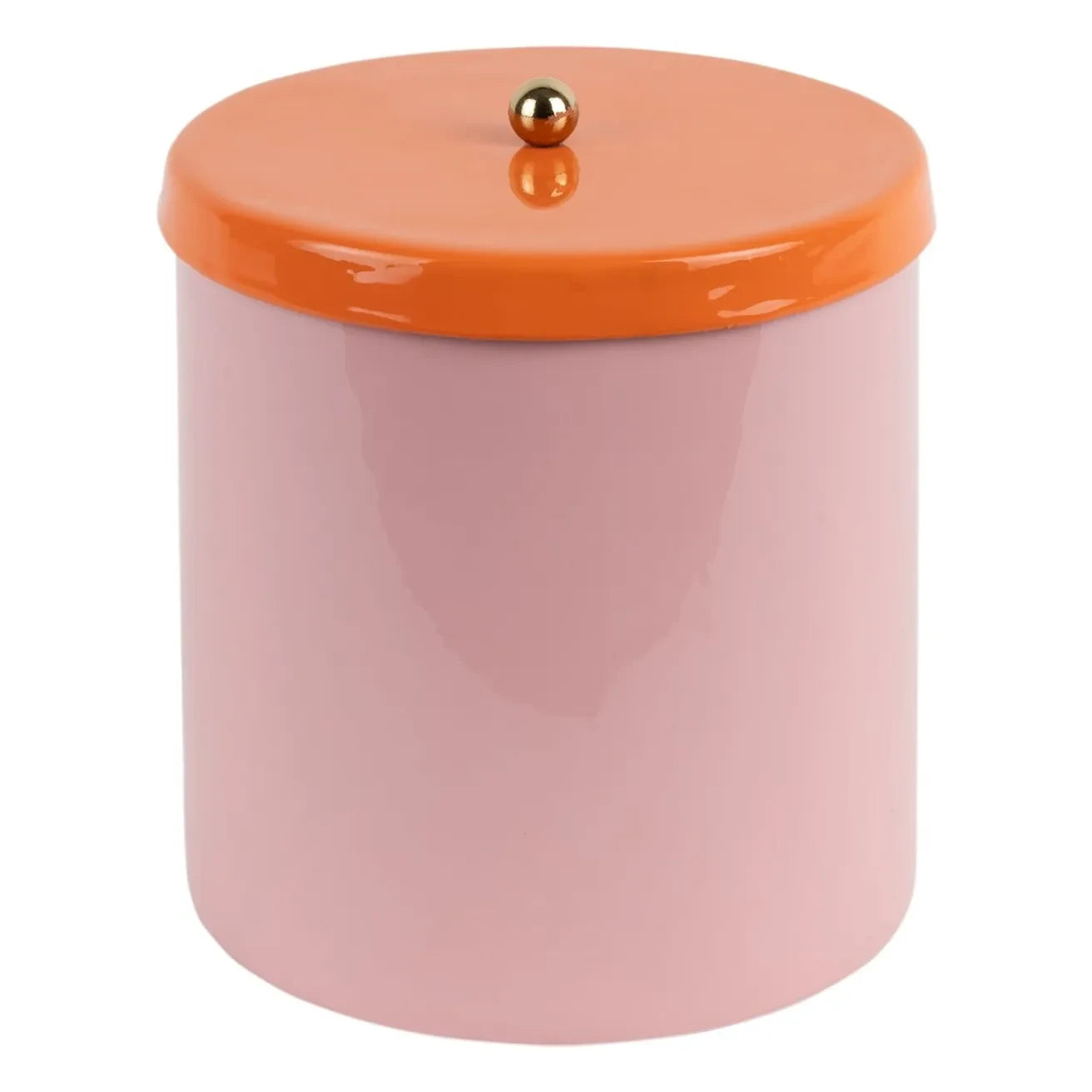 Present Time - Maceta doble retro funky rosa