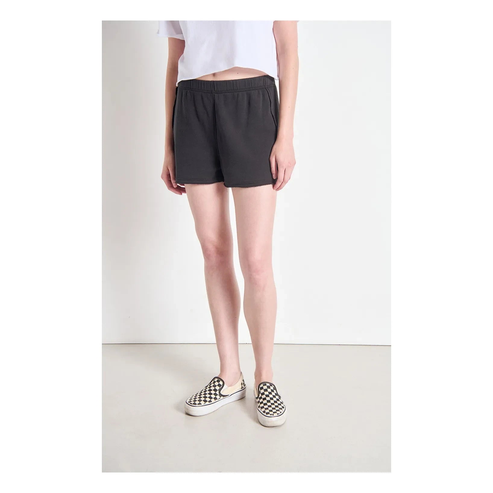 American Vintage - Atubay Algodón Pantalón Corto | Ebony